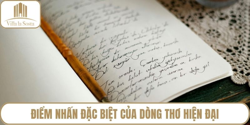 Điểm nhấn đặc biệt của dòng thơ hiện đại