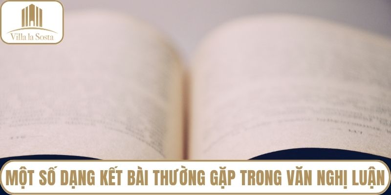 Một số dạng kết bài thường gặp trong văn nghị luận