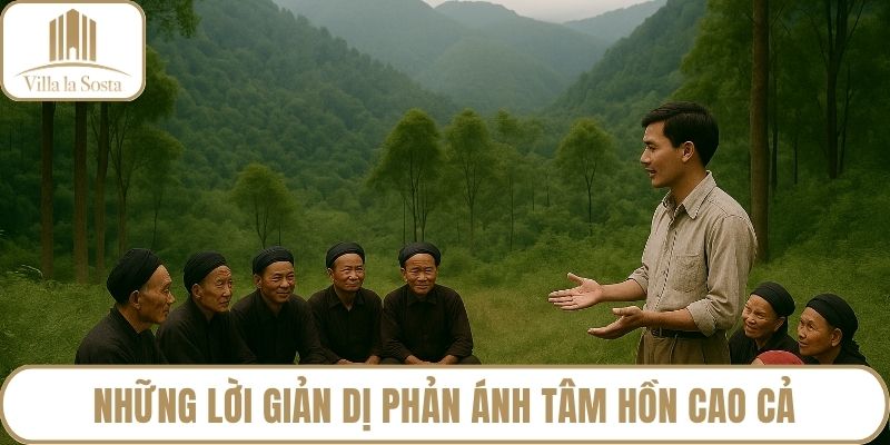 Những lời giản dị phản ánh tâm hồn cao cả