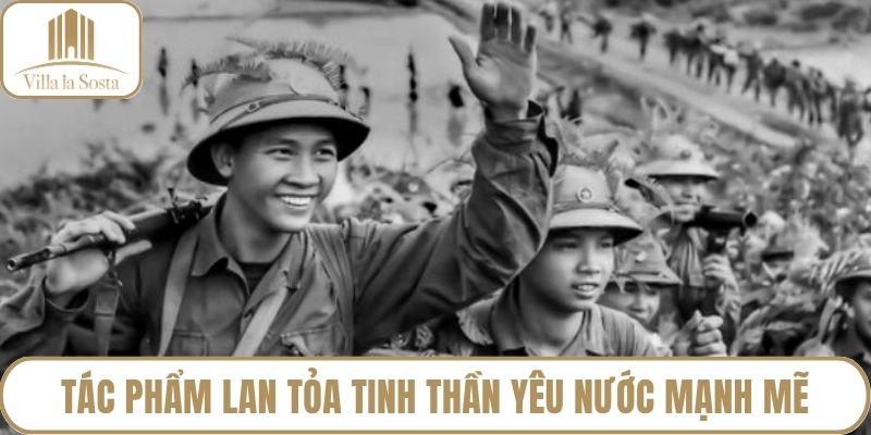 Tác phẩm lan tỏa tinh thần yêu nước mạnh mẽ