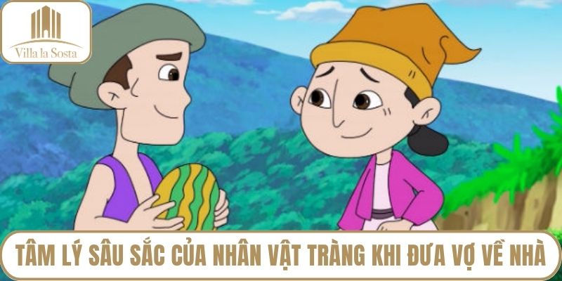 Tâm lý sâu sắc của nhân vật Tràng khi đưa vợ về nhà