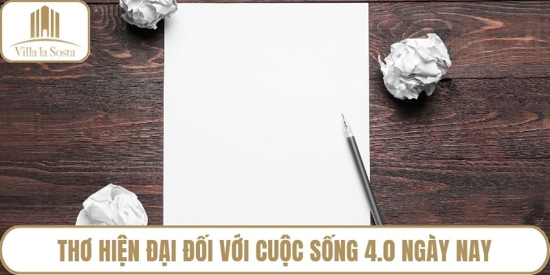 Thơ hiện đại đối với cuộc sống 4.0 ngày nay