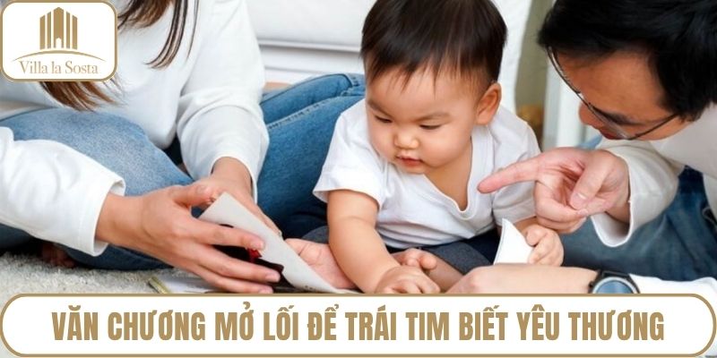 Văn chương mở lối để trái tim biết yêu thương